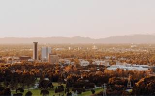 Burbank from above