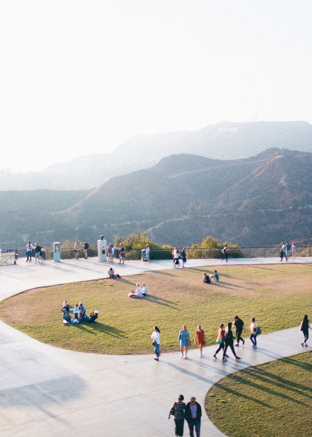 Behind the Hollywood sign park