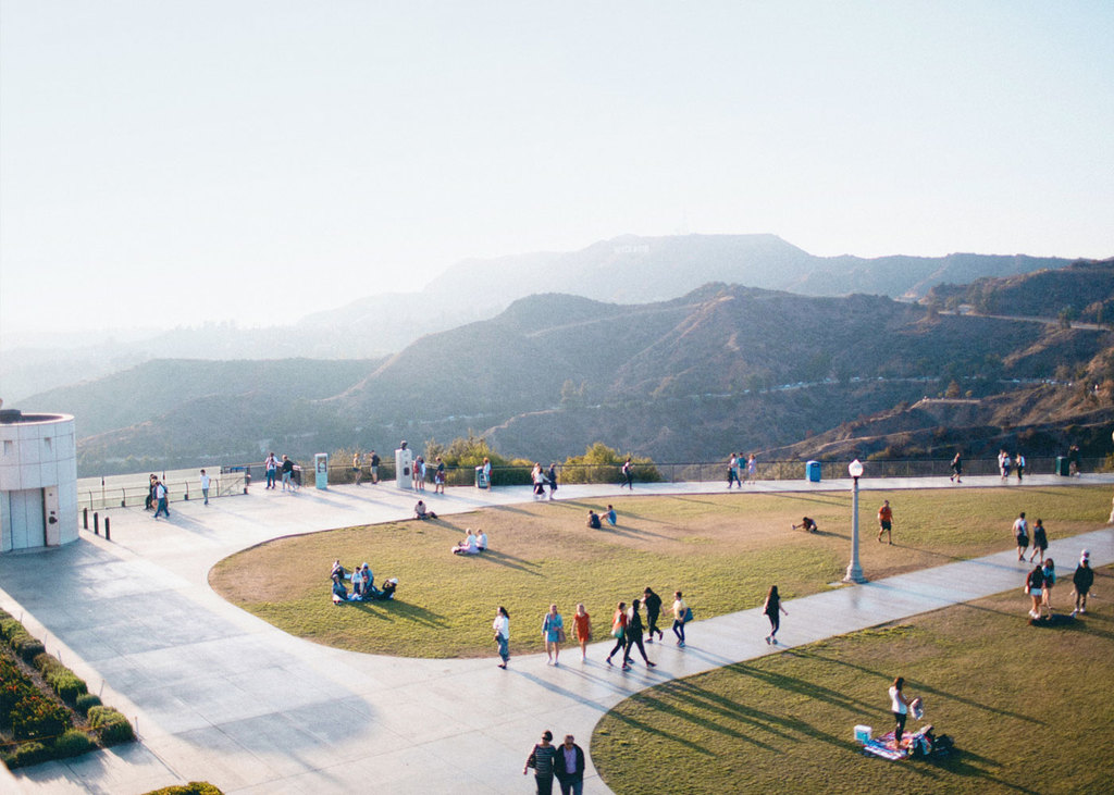 Behind the Hollywood sign park